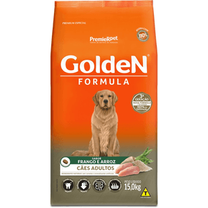 Ração Seca Golden Fórmula Cães Adultos  Frango - 15Kg