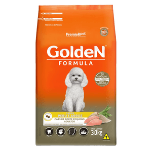 Ração Seca Golden Fórmula Cães Adultos  Mini Bits Peru - 3Kg