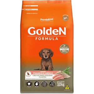 Ração Seca Golden Fórmula Cães Filhotes Mini Bits Frango E Arroz - 3Kg