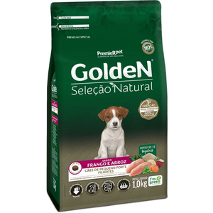 Ração Seca Golden Seleção Natural Cães Filhotes Mini Bits - 1Kg