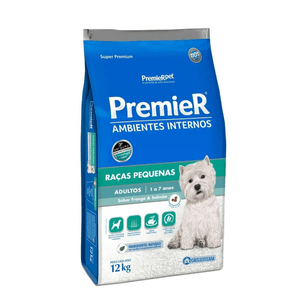 Ração Seca Premier Pet Amb Int Cães Adultos Raças Peq Frango E Salmão - 12Kg