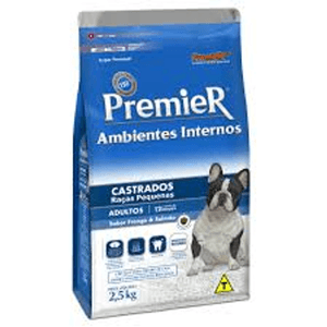 Ração Seca Premier Pet Amb Int Cães Adultos Raças Peq Cast - 2,5Kg