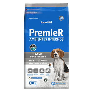 Ração Seca Premier Pet Amb Int Cães Adultos Raças Peq Light - 1Kg