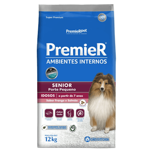 Ração Seca Premier Pet Amb Int Cães Adultos Raças Peq Sênior - 12Kg