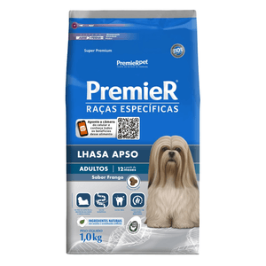Ração Seca Premier Pet Raças Especificas Cães Adultos Lhasa-Apso - 1Kg