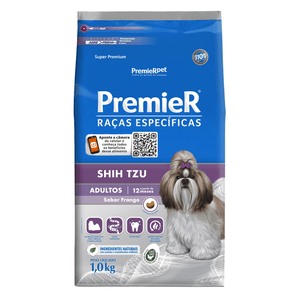 Ração Seca Premier Pet Raças Especificas Cães Adultos Shih-Tzu - 1Kg