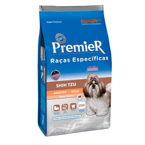 Ração Seca Premier Pet Raças Especificas Cães Adultos Shih-Tzu Salmão - 2,5Kg