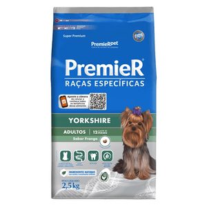 Ração Seca Premier Pet Raças Especificas Cães Adultos Yorkshire - 2,5Kg