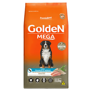 Ração Seca Premiet Pet Golden Form Mega Cães Adultos Raças Grandes Frango E Arroz - 15Kg