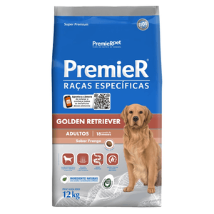 Ração Seca  Raças Especificas Cães Adultos  Golden Retriever - 12Kg