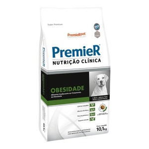 Ração Seca Premier Pet Nutrição Clinica Cães Raças Med E G Obesidade - 10,1Kg