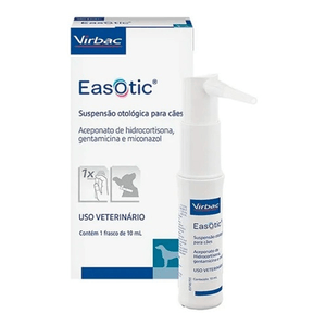 Solução Virbac Easotic De Tratamento Otólogico - 10 Ml