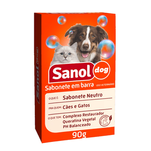 Sanol Sabonete Em Barra Neutro - 90G