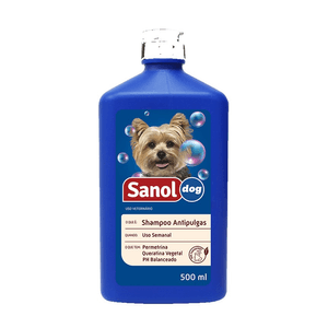 Shampoo Sanol Dog Antipulgas - 500Ml