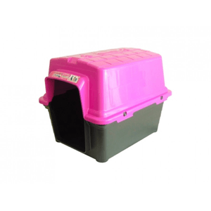 Casinha Plástica Furacão Pet - Nº03 Rosa