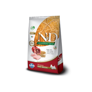 Ração Seca N&D Ancestral Canine Adultos  Raças Mini Frango -2,5Kg