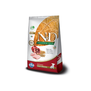 Ração Seca Nd Ancestral Canine Filhotes Raças Mini Frango - 2,5Kg