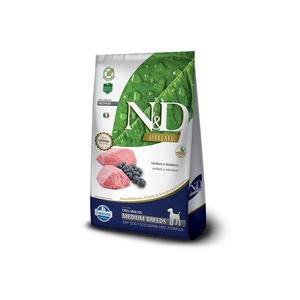 Ração Seca Nd Ac Adultos Raças Medias Cordeiro - 10,1Kg
