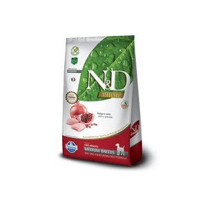 Ração Seca N&D Prime Canine Adultos  Raças Medias Frango - 10,1Kg