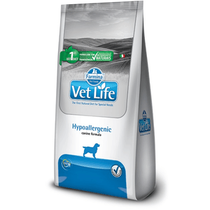 Ração Seca Vet Life Canine Hypoallergenica - 10,10Kg