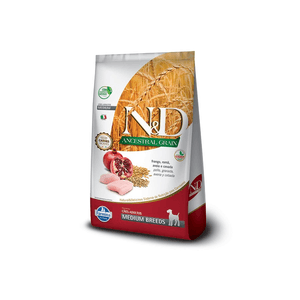 Ração Seca Nd Ancestral Canine Adultos Medium Frango - 10,1Kg