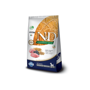 Ração Seca Nd Ancestral Canine Adultos Medium Cordeiro - 10,1Kg