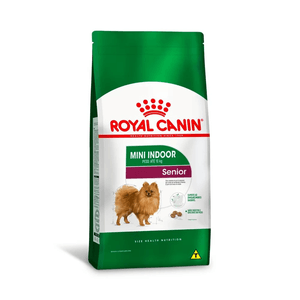 Ração Seca Royal Canin Mini Indoor Senior Para Cães Idosos De Porte Pequeno Com 8 Anos Ou Mais - 1 Kg