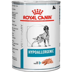 Ração Úmida Royal Canin Lata Veterinary Diet Hypoallergenic Para Cães Adultos Com Alergias - 400 G