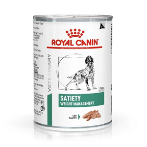 Ração Úmida Royal Canin Lata Veterinary Diet Satiety Support Para Cães Adultos Com Excesso De Peso - 410 G