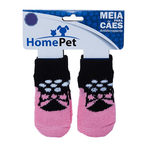 Meia Sapato Rosa Home Pet - P