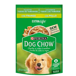 Nestlé Purina Dog Chow Ração Úmida Para Cães Filhotes Frango E Arroz - 100G