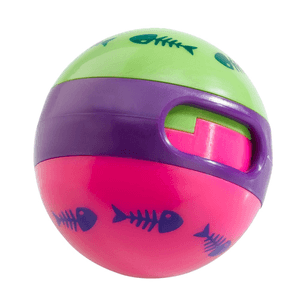 Brinquedo Ferplast Pa 5216 Bola Dispenser De Petisco Para Gatos - Colorido