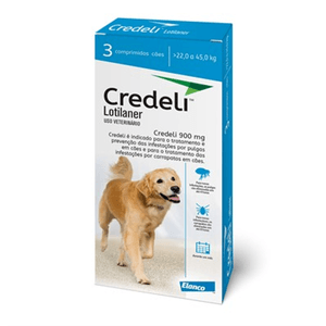 Credeli Antipulgas E Carrapatos 900 Mg - De 22 A 45 Kg - C/3