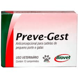 Anticoncepcional Biovet Preve-Gest  - 12 Comprimidos