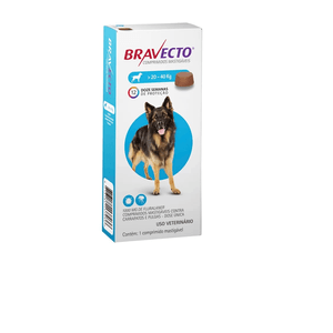 Bravecto Antipulgas E Carrapatos  Para Cães 1000 Mg  - De 20 A 40 Kg