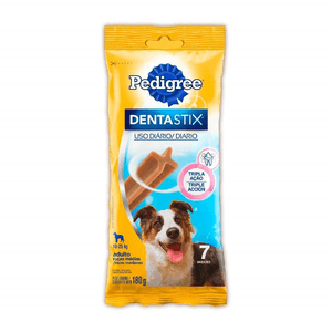 Petisco Pedigree Dentastix Cuidado Oral Para Cães Adultos  Raças Médias - 180G
