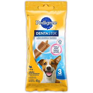 Petisco Pedigree Dentastix Cuidado Oral Para Cães Adultos  Raças Pequenas - 45G