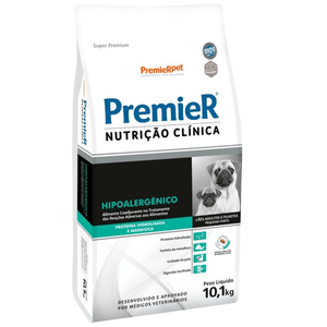 Ração Seca Premier Pet Nutrição Clinica Cães Hipo Hidrolisada Raças Peq Mandioca - 10,1Kg