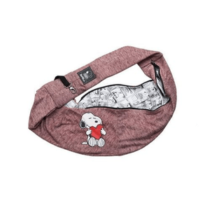 Bolsa Snoopy Heart Hug Cor - Vinho
