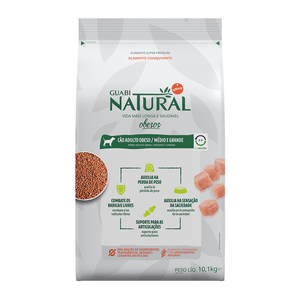 Ração Seca Guabi Natural Cães Obeso Porte Médio E Grande - 10,1Kg