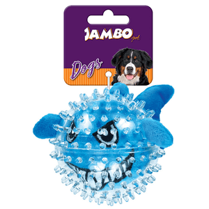 Mordedor Pelucia Spiky Ball Tubarao