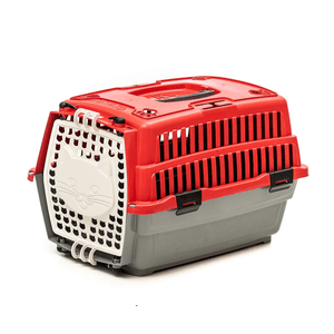 Caixa Transporte Cat Love Travel - Vermelho Nº01