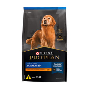 Nestlé Purina Pro Plan Active Mind Ração Seca Para Cães Idosos De Todos Os Tamanhos Frango - 7,5Kg