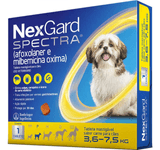 Nexgard Spectra De 3,6 A 7,5Kg Antipulgas E Carrapatos Para Cães