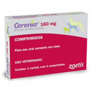 Zoetis Cerenia Antiemético De 160Mg Para Cães - 4 Comprimidos