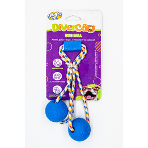 Brinquedo Truqys Pet Duo Ball Pet Pequeno  - Azul