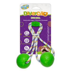 Brinquedo Truqys Pet Duo Ball Pet Medio - Verde