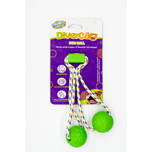 Brinquedo Truqys Pet Duo Ball Pet Pequeno - Verde