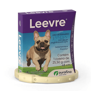 Coleira Antiparasitária Leevre - Porte Pequeno