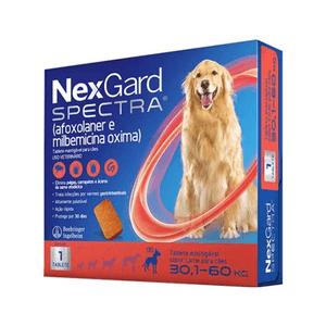 Antipulgas E Carrapatos Nexgard Spectra  Para Cães C/1- De 30,1 - 60 Kg